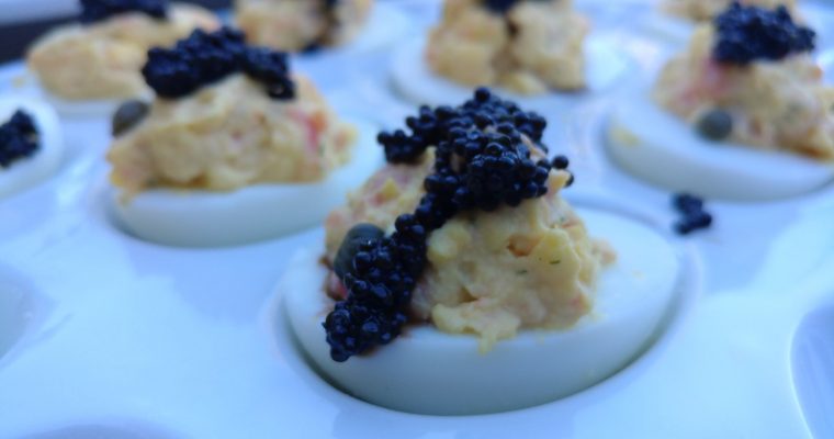 A Fancier Deviled Egg