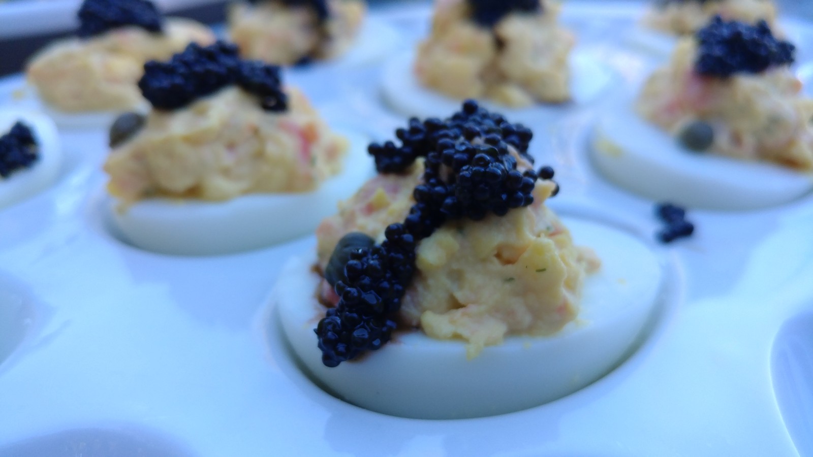 A Fancier Deviled Egg
