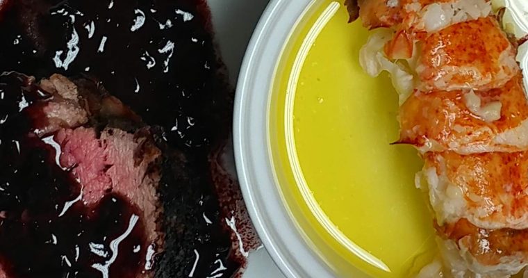 Surf And Turf.  Or….Date Night At Home.