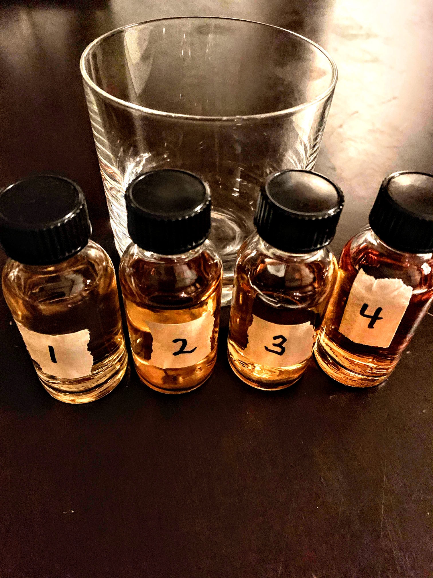 Impromptu Whiskey Tasting